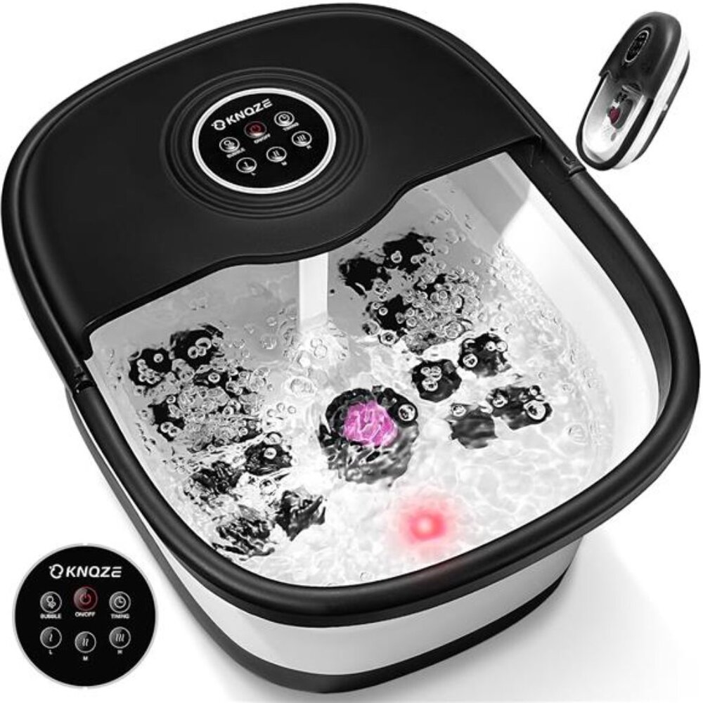 Collapsible Foot Spa Bath with Heat, Remote Control, Temperature Control